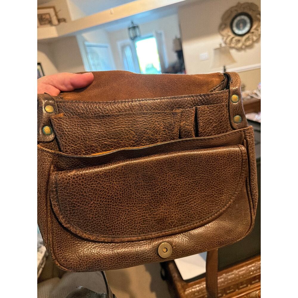 ⭐️ Patricia Nash Embellished Brown Crossbody Purse Western Boho Casual Designer - Picture 5 of 7
